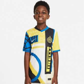 Koszulka Nike Inter Mediolan 2021/22 Stadium Fourth Big Kids' Soccer Jersey DD9093 100