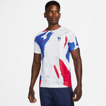 Koszulka Nike Francja Top Pre-Match DM9548 100